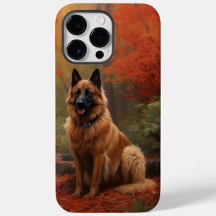 Belgian Shepherd in Autumn Leaves Herfst Inspire Case-Mate iPhone 14 Pro Max Hoesje