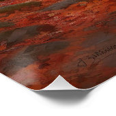 Belgian Shepherd in Autumn Leaves Herfst Inspire Perfect Poster (Hoek)