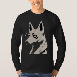 Belgian Shepherd Silhouette Pet Belgian Malinois D T-shirt