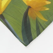 Belgian Shepherd Spring Bloemen Schilderij Fleece Deken (Hoek)