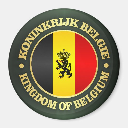 Belgian State Ensign Magneet (Voorkant)
