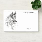 Belgian Tervuren Abstract Art Hondennaam Post-it® Notes (Kantoor)