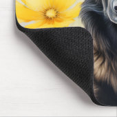 Belgian Tervuren Dog Lover and Poppies Muismat (Hoek)