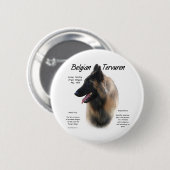 Belgian Tervuren Meet the Breed - Button (Voorkant /achterkant)