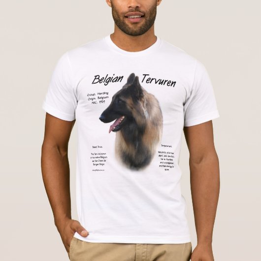 Belgian Tervuren Meet the Breed T-shirt (Voorkant)