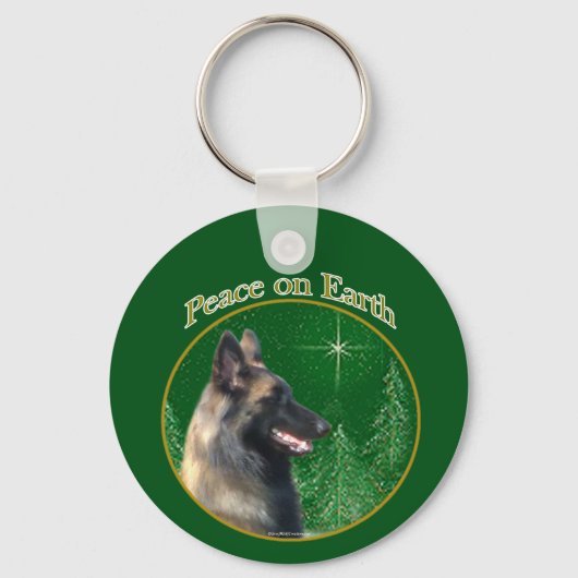 Belgian Tervuren Peace Sleutelhanger (Voorkant)