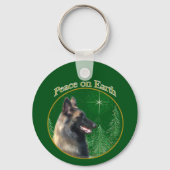 Belgian Tervuren Peace Sleutelhanger (Achterkant)