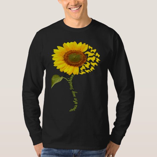 Belgian Tervuren Sunflower T-shirt (Voorkant)