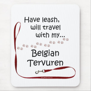 Belgian Tervuren Travel Leash Muismat