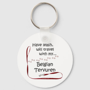 Belgian Tervuren Travel Leash - Sleutelhanger