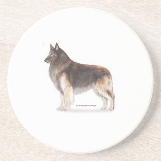 Belgian Tervuren Zandsteen Onderzetter (Voorkant)