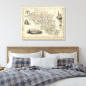 België 3 canvas afdruk (Insitu (Slaapkamer))