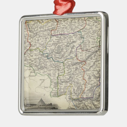 België 3 metalen ornament (Links)