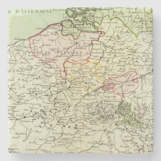 België 3 stenen onderzetter (Voorkant)