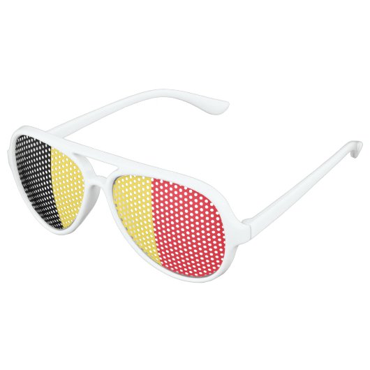 België Aviator Party Shades. Aviator Zonnebril (Gekanteld)