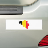 België BE Bumpersticker (Op auto)