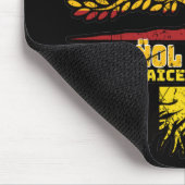 België België Spanje vlag Spaanse boomkorren Muismat (Hoek)