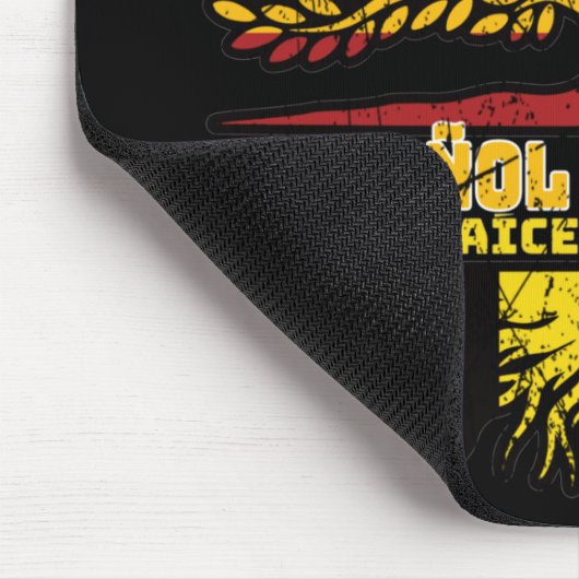 België België Spanje vlag Spaanse boomkorren Muismat (Hoek)