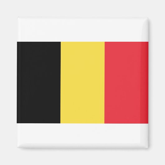 België - België - vlag België Magneet (Voorkant)