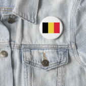 België - België - vlag België Ronde Button 5,7 Cm (In situ)