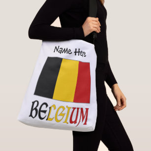 België Belgische Vlag Gepersonaliseerd Crossbody Tas