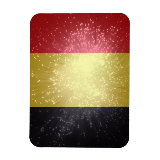 België; Belgische vlag Magneet (Verticaal)