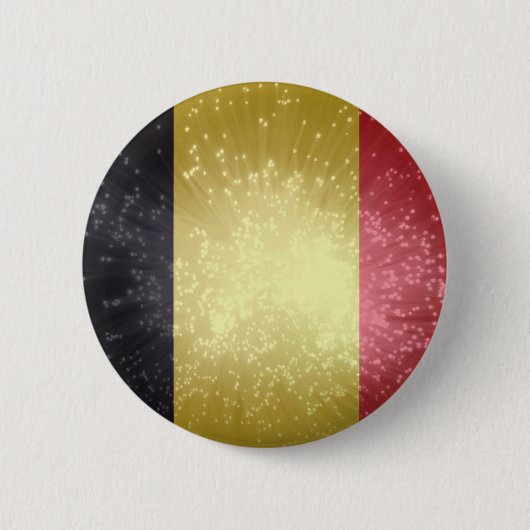 België; Belgische vlag Ronde Button 5,7 Cm (Voorkant)