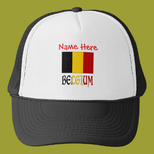 België Belgische Vlag Rood Gepersonaliseerde Truck Trucker Pet