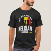 België Belgische vlag Vlag T-shirt (Voorkant)