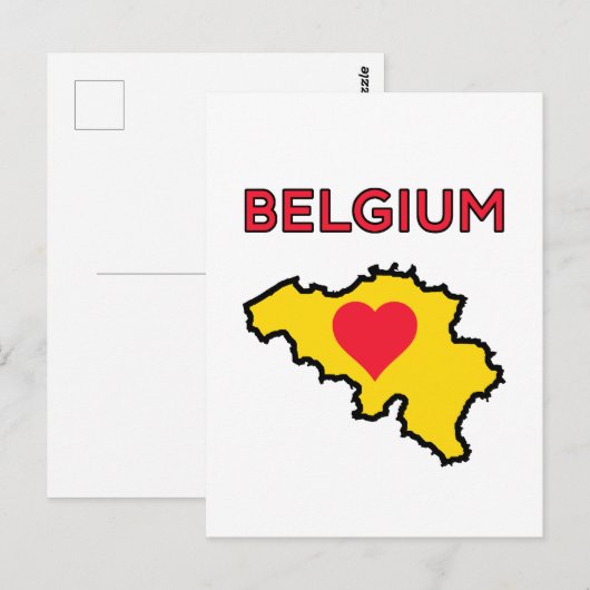België Briefkaart (Voorkant / Achterkant)