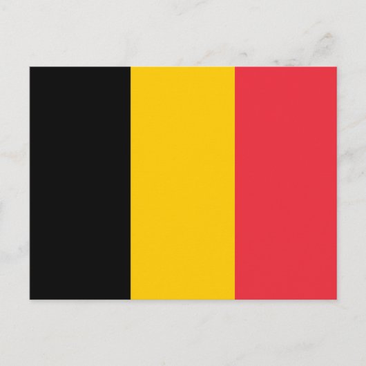 België Briefkaart vlag (Voorkant)