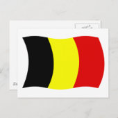 België Briefkaart vlag (Voorkant / Achterkant)