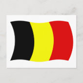 België Briefkaart vlag (Voorkant)