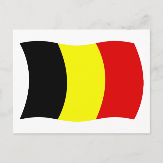 België Briefkaart vlag (Voorkant)