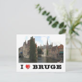 België - Brugge - I Love - Briefkaart (Staand voorkant)