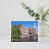 België - Brugge - Kanaal - Briefkaart (Staand voorkant)