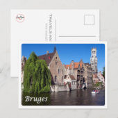 België - Brugge - Kanaal - Briefkaart (Voorkant / Achterkant)