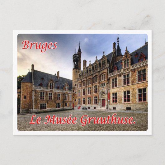 België - Brugge - Le musée Gruuthuse - Briefkaart (Voorkant)
