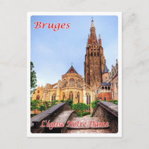 België - Brugge - L'Eglise Notre Dame - Briefkaart