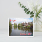 België - Brugge - Minnewater. - Briefkaart (Staand voorkant)
