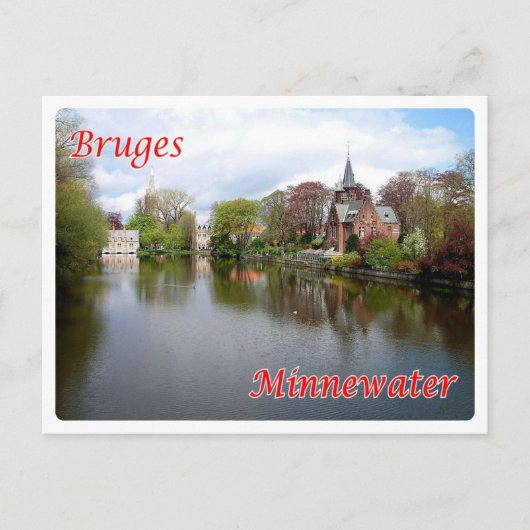 België - Brugge - Minnewater. - Briefkaart (Voorkant)