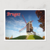 België - Brugge - Moulin - Briefkaart (Voorkant)