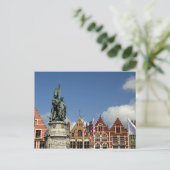 België, Brugge (ook bekend als Brug of Bruge). UNE Briefkaart (Staand voorkant)