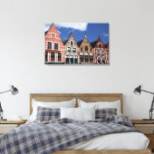 België, Brugge (ook bekend als Brug of Bruge). UNE Canvas Afdruk (Insitu (Slaapkamer))