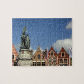 België, Brugge (ook bekend als Brug of Bruge). UNE Legpuzzel (Horizontaal)