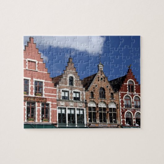 België, Brugge (ook bekend als Brug of Bruge). UNE Legpuzzel (Horizontaal)
