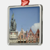 België, Brugge (ook bekend als Brug of Bruge). UNE Metalen Ornament (Links)