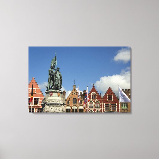 België, Brugge. UNESCO Canvas Afdruk (Voorkant)