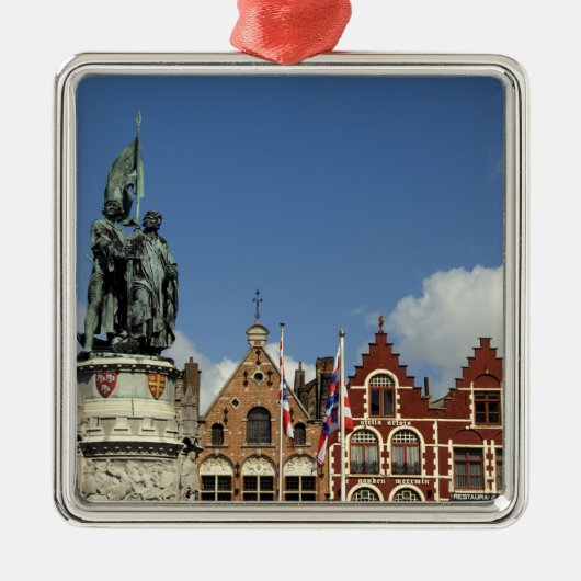 België, Brugge. UNESCO Metalen Ornament (Voorkant)