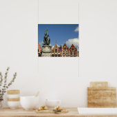 België, Brugge. UNESCO Poster (Keuken)